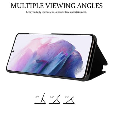 Suojakuori Samsung Galaxy S21 5G Lompakkokotelo (Musta)
