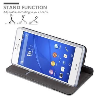 Sony Xperia Z3 Suojakuori Lompakkokotelo (harmaa)