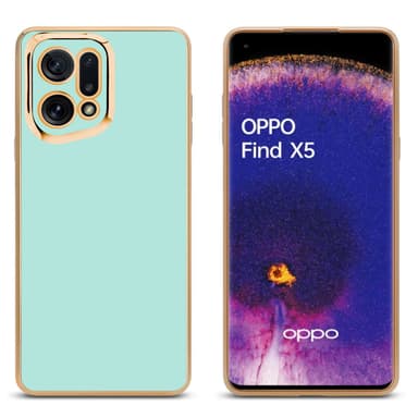 Oppo FIND X5 Suojakuori Case Cover (Green)