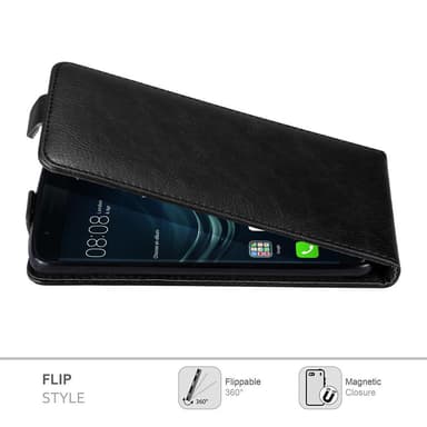 Huawei P9 PLUS Suojakuori Lompakkokotelo (Musta)