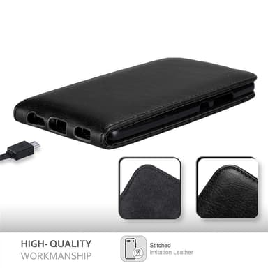Huawei P9 PLUS Suojakuori Lompakkokotelo (Musta)