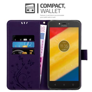Motorola MOTO C PLUS Suojakuori Lompakkokotelo