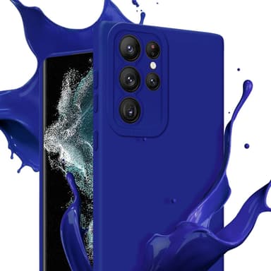 Samsung Galaxy S22 ULTRA Suojakuori Kotelo (Sininen)