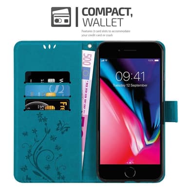 iPhone 7 / 7S / 8 / SE 2020 Suojakuori Lompakkokotelo