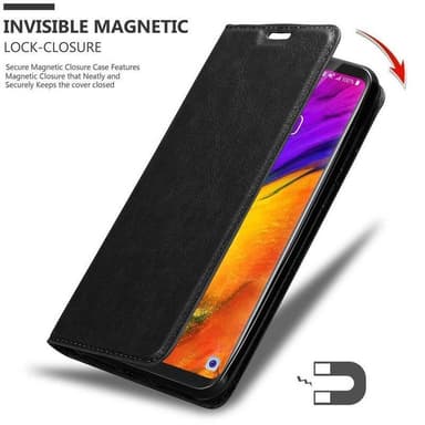 LG V35 Suojakuori Lompakkokotelo (Musta)