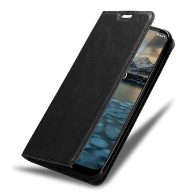 Nokia 2.4 Suojakuori Lompakkokotelo (Musta)
