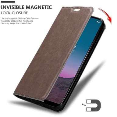 Nokia 5.4 Suojakuori Lompakkokotelo (Ruskea)