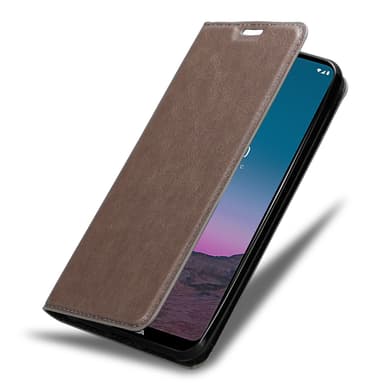 Nokia 5.4 Suojakuori Lompakkokotelo (Ruskea)