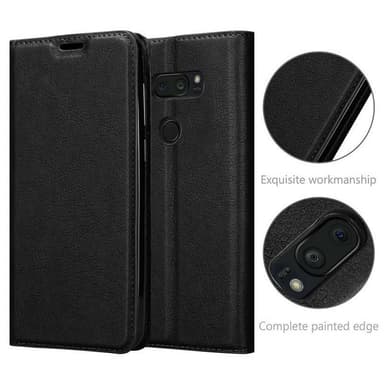 LG V35 Suojakuori Lompakkokotelo (Musta)