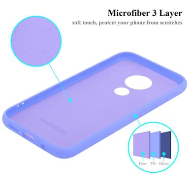 Motorola MOTO G7 POWER Suojakuori Kotelo (Violetti)