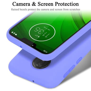 Motorola MOTO G7 POWER Suojakuori Kotelo (Violetti)