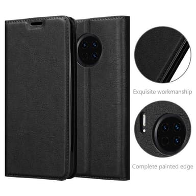 Huawei MATE 30 Suojakuori Lompakkokotelo (Musta)