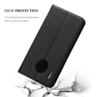 Huawei MATE 30 Suojakuori Lompakkokotelo (Musta)