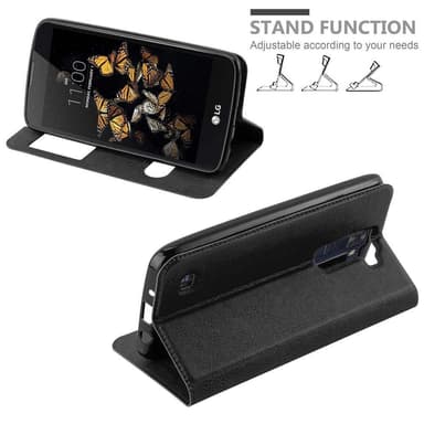 Lompakkokotelo LG K8 2016 Case (Musta)