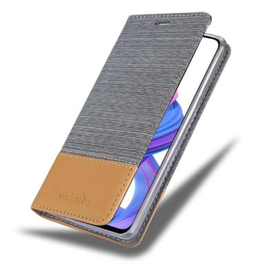 Honor 9X PRO Suojakuori Lompakkokotelo (harmaa)