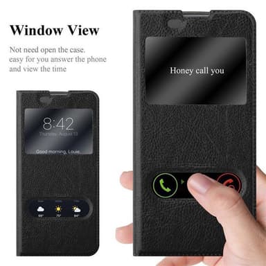 Lompakkokotelo LG K8 2016 Case (Musta)