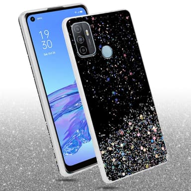 Oppo A53 Suojakuori Kotelo (Musta)
