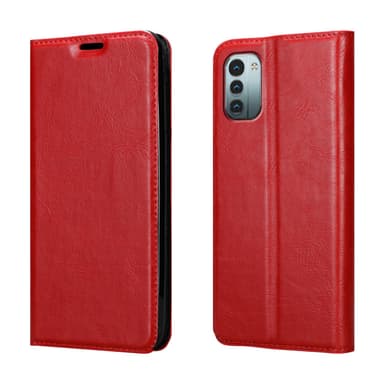 Nokia G11 / G21 Suojakuori Lompakkokotelo (Punainen)