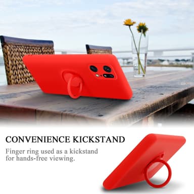 Oppo FIND X5 PRO Suojakuori Case Kotelo (Punainen)