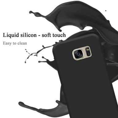 Samsung Galaxy S7 Suojakuori Kotelo Case (Musta)