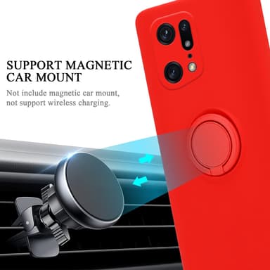 Oppo FIND X5 PRO Suojakuori Case Kotelo (Punainen)