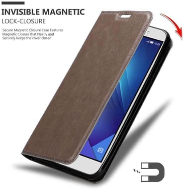 Honor 7 Suojakuori Lompakkokotelo (Ruskea)