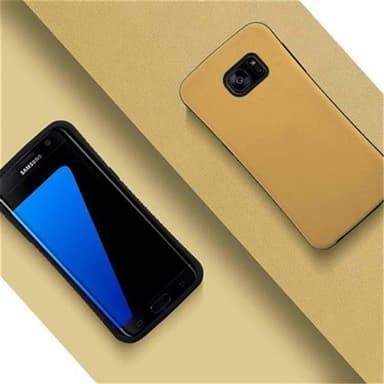 Samsung Galaxy S7 EDGE Suojakuori Kotelo (Ruskea)