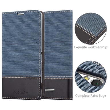 Sony Xperia T3 Suojakuori Lompakkokotelo (Sininen)