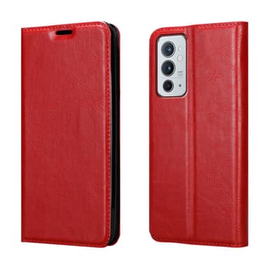OnePlus 9RT 5G Suojakuori Lompakkokotelo (Punainen)