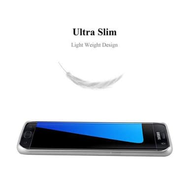 Samsung Galaxy S7 EDGE Suojakuori Kotelo (Hopea)