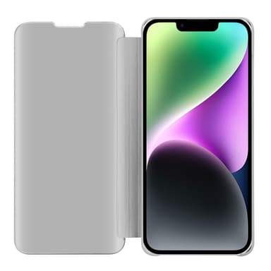 Suojakuori iPhone 14 Lompakkokotelo (Hopea)