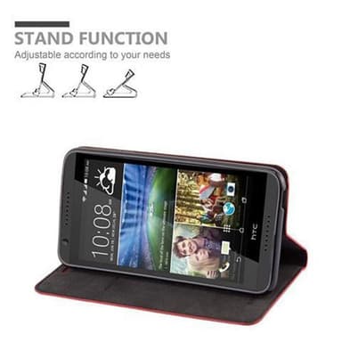 HTC Desire 820 Suojakuori Lompakkokotelo (Punainen)