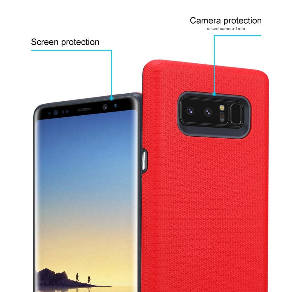 Samsung Galaxy NOTE 8 Suojakuori Kotelo (Punainen)