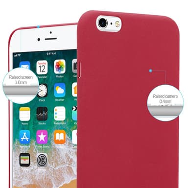 iPhone 6 PLUS / 6S PLUS Suojakuori Kotelo (Punainen)