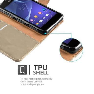 Sony Xperia Z1 COMPACT Suojakuori Lompakkokotelo