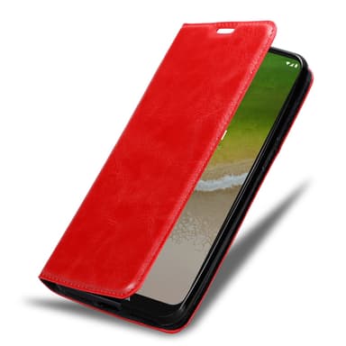 Nokia G50 5G Suojakuori Lompakkokotelo (Punainen)