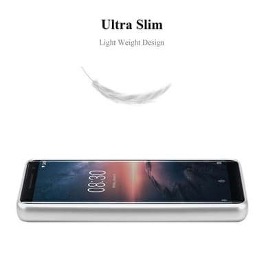Nokia 8 Sirocco Suojakuori Kotelo (Hopea)
