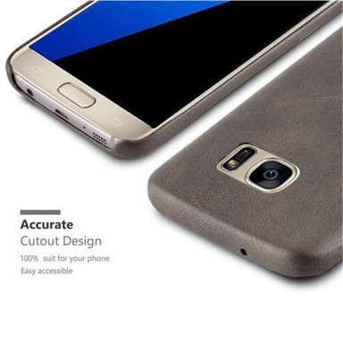 Samsung Galaxy S7 Suojakuori Case Kotelo (Ruskea)