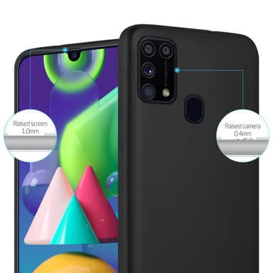 Samsung Galaxy M31 Suojakuori Kotelo (Musta)