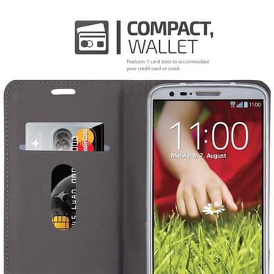 LG G2 MINI Suojakuori Lompakkokotelo (Sininen)