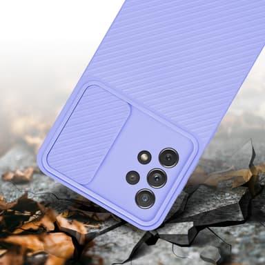 Samsung Galaxy A72 4G / 5G Suojakuori Kotelo (Violetti)