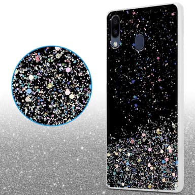 Samsung Galaxy M20 Suojakuori Kotelo (Musta)