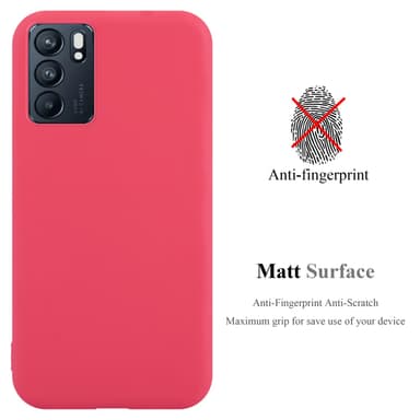 Suojakuori Oppo Reno6 5G Kotelo (Punainen)