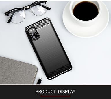Suojakuori Samsung Galaxy A41 Kotelo (Musta)