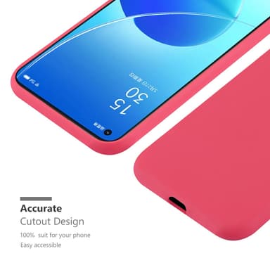 Suojakuori Oppo Reno6 5G Kotelo (Punainen)