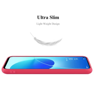Suojakuori Oppo Reno6 5G Kotelo (Punainen)