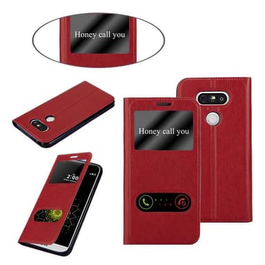 Lompakkokotelo LG G5 Case (Punainen)