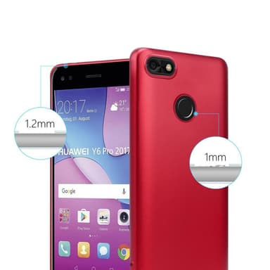Huawei Y6 PRO 2017 Suojakuori Kotelo (Punainen)