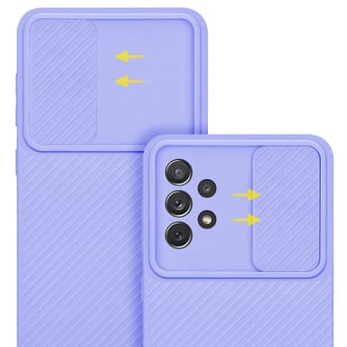 Samsung Galaxy A72 4G / 5G Suojakuori Kotelo (Violetti)