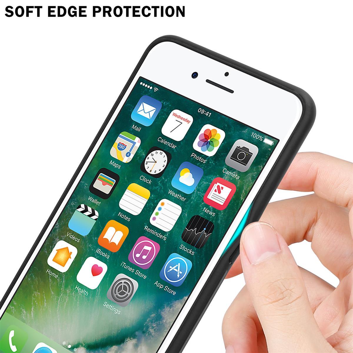 Suojakuori iPhone 7 / 7S / 8 / SE 2020 Kotelo (Musta)